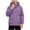 Purple, variant on MexChoioe Kids Full Zip and Snap Button Hooded Rain Jacket Long Sleeve with Utility Pockets Water Resistant Holiday Outdoor Playwear Windbreaker for Boys