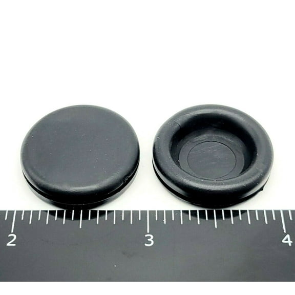 3/4" Hole Solid Rubber Grommet Panel Flush Plug for 1/16â€ Thick Materials 1" OD