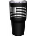 thumbnail image 4 of Firefighter Shield - Coffee Tumbler - American Flag Coffee Travel Mug - Engraved Tumbler - Double Insulated Tumbler - 30 oz, 4 of 6