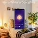 thumbnail image 4 of Bombilla inteligente RGB que cambia de color compatible con Alexa y Google Home, bombilla LED inteligente WiFi regulable de 12 W y 800 lm, paquete de 6, 4 of 5