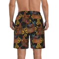 thumbnail image 3 of Kdxio Chicken Rooster Pattern Mens Casual Shorts - Drawstring Summer Beach Sports Shorts for Men, 3 of 9