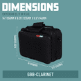 thumbnail image 2 of Gator GBB Largo Series Lightweight Beginner Bb Clarinet Case, 2 of 6