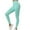 Mint Green, variant on qolati Leggings for Women Thick High Waist Yoga Pants Seamless Tummy Control Workout Athletic Running Gym Leggings