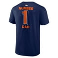 thumbnail image 3 of Men's-Fanatics  Navy Denver Broncos Big & Tall Number One Dad T-Shirt, 3 of 3