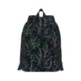 thumbnail image 6 of Rocae Lavender Flowers for Durable Canvas Backpack Leisure Large Bag Travel Rucksack Multi-function Backpack, 6 of 8