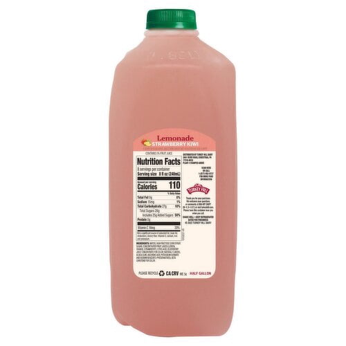 Turkey Hill Strawberry Kiwi Lemonade 0.5 gal