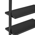 thumbnail image 5 of Nathan James Beacon Bohemian 5 Tier Bookshelf, Wall Mounted Bookcase, Solid Wood Bookshelf in Black Oak, 5 of 7