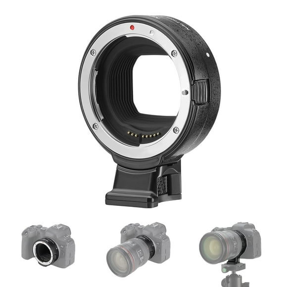 NEEWER EF to EOS R Mount Adapter, EF/EF-S Lens to RF Mount Camera Autofocus Converter Ring Compatible with Canon EOS R Ra RP R6 Mark II R6 R5 R3 R7 R10 R8 R50, Max Load: