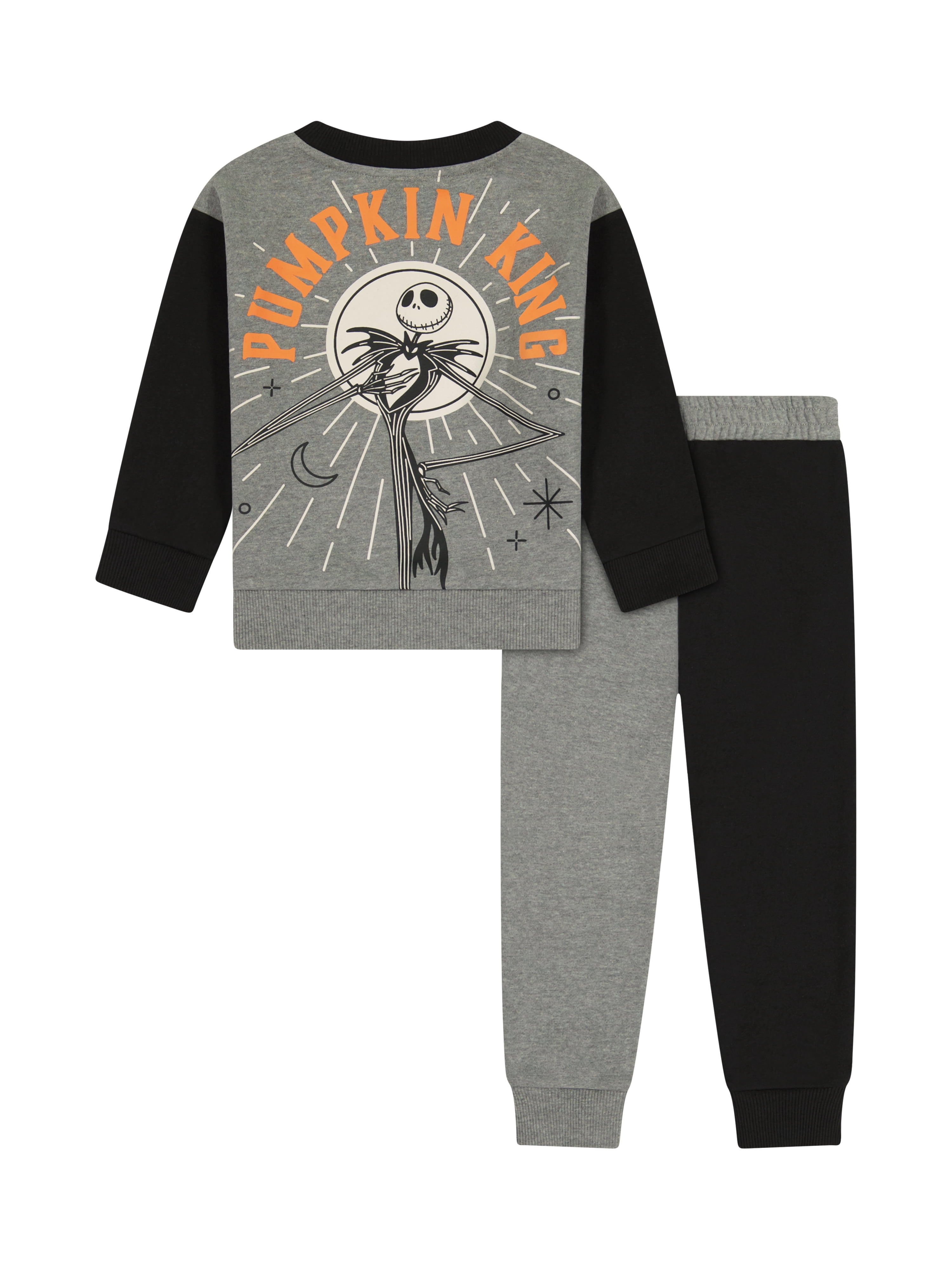Night Before Christmas Toddler Boys Jack Skellington Jogger Set, Sizes 12M-5T