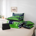 thumbnail image 4 of Erosebridal Teen Ball Gaming Football Bedding Sets Twin Size,Sport Game Comforter Sets with Sheets,Gamer Decoration(Seattle),Reversible,Lightweight,7-Piece, 4 of 5