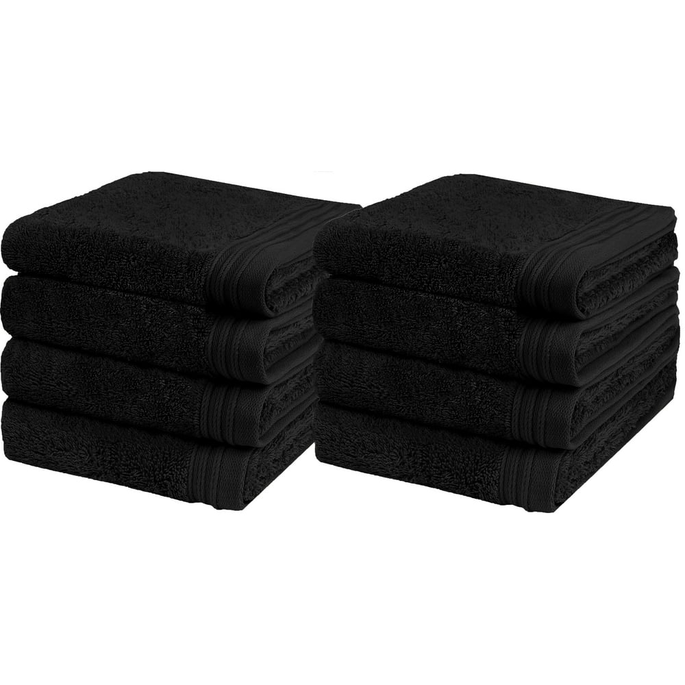 luxury black hand towels