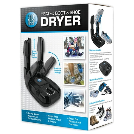 Shoe Gear Heated Boot & Shoe Dryer Black Plastic Shoe Gear Heated Boot & Shoe Dryer Black Plastic