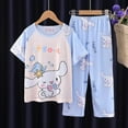 MEI 2025 NEW 2025 Sanrio Children Pajamas Anime Kuromi Hello Kitty