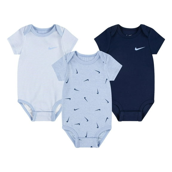 Baby Nike Baby Essentials 3-Pack Bodysuits Color: Navy Size: 9 MONTHS