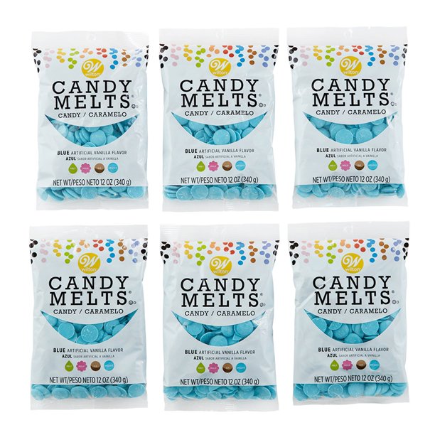 Wilton 12 oz. Blue Candy Melts Candy, 6Count