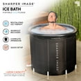 thumbnail image 3 of Sharper Image® Ice Bath Portable Cold Plunge, Revitalizing Ice Therapy, Workout Recovery, 3 of 9