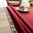 thumbnail image 3 of Linen Tablecloth Washable Table Cover For Dining Table Kitchen Home Decoration-130x180cm-Blue, 3 of 7
