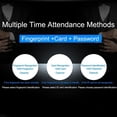 thumbnail image 4 of Biometric Fingerprint Attendance System TCPIP Fingerprint RFID Card Swipe Clock Employee Machine ,Easy to Use, 4 of 6