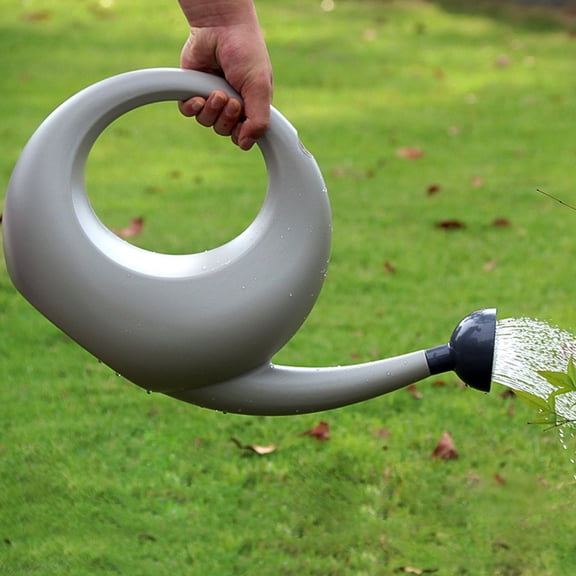 Large Plastic Watering Can,135 oz Garden Water Pot with Long Spout,Outdoor Plant Waterer for Lawn Flowers Vegetable Beds