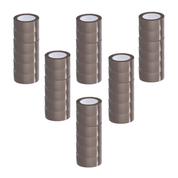 SSBM 1.88" x 55 Yards (165 Feet) Tan Hot Melt Packaging Tape, Box Sealing, 1.6 Mil Thick, Pack of 36 Rolls