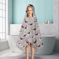 thumbnail image 6 of Animal Beagle Cute Dog Hooded Bath Towel，50"x30" for Ages 3 To 12 Kids, Quick Dry Lightweight Soft Microfiber Hood Beach Towel Cover Up for Kids, 6 of 7