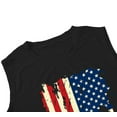 thumbnail image 3 of LAZYCHILD American Flag Tank Tops Mens 4th of July Shirts Patriotic Sleeveless Tee, 3 of 3