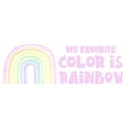 thumbnail image 3 of Reed, Tara 14x8 Black Modern Framed Museum Art Print Titled - Pastel Rainbows panel I-Favorite, 3 of 5