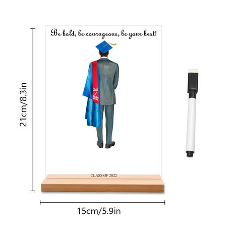 

JDEFEG Table Runners for Parties 10Ml 2022 Graduation Season Ornaments Opening Season Desktop Ornament Acrylic Crafts Party Candy Table Decorations Chiffon Brown