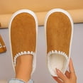 thumbnail image 2 of Womens Slippers Fluffy Slippers Cozy Lined Slippers For And Winter Warm Indoor Outdoor Soft Comfortable On Shoes, 2 of 9