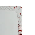 thumbnail image 3 of Ambesonne Bloody Fitted Sheet, Splashes of Blood Scary, Queen Size, Red White, 3 of 3