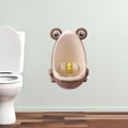 thumbnail image 6 of Boy Toilet Training with Fun Target Hanging Pee Trainer for Child Boys Kids Light Coffee, 6 of 8