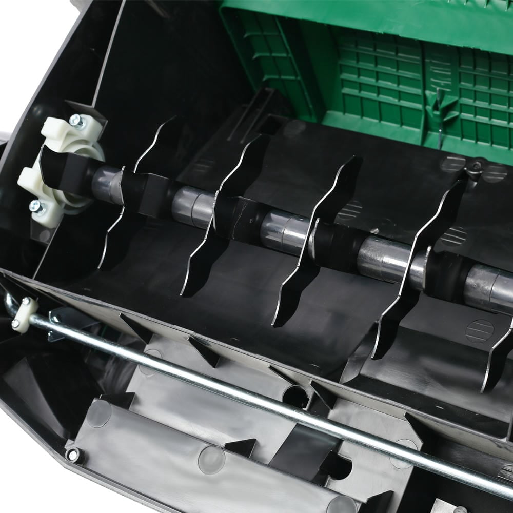 Topcobe 2-in-1 16" Garden Scarifier, 15 Amp Electric Lawn Dethatcher, Removable Collection Bag