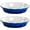Blue, variant on Ceramic Pie Pans for Baking, 9 Inches Pie Plate for Apple Pie, 36 Ounce Round Baking Dish, Set of 2, Thanksgiving day Gifts for Women, Red