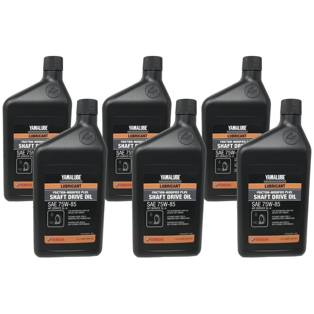 Yamaha Genuine OEM Yamalube Shaft Drive Oil 75W85 ACCSHAFTPL32 6 Quarts