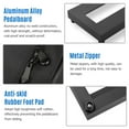 thumbnail image 3 of Small Size Guitar Effect Pedal Board Aluminum Alloy Pedalboard 15×4.9 Inch with Carrying Bag, 3 of 7