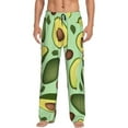 thumbnail image 1 of Balery Avocado With Seeds Pantalones de pijama para hombre, pijama ultraligero, pantalón de descanso-Medium, 1 of 6