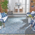 thumbnail image 2 of SAFAVIEH Courtyard Amber Damask Indoor/Outdoor Area Rug, Navy/Grey, 8' x 11', 2 of 13