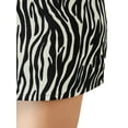 thumbnail image 3 of Lovito Casual Zebra Stripe Basic Skirts, 3 of 5