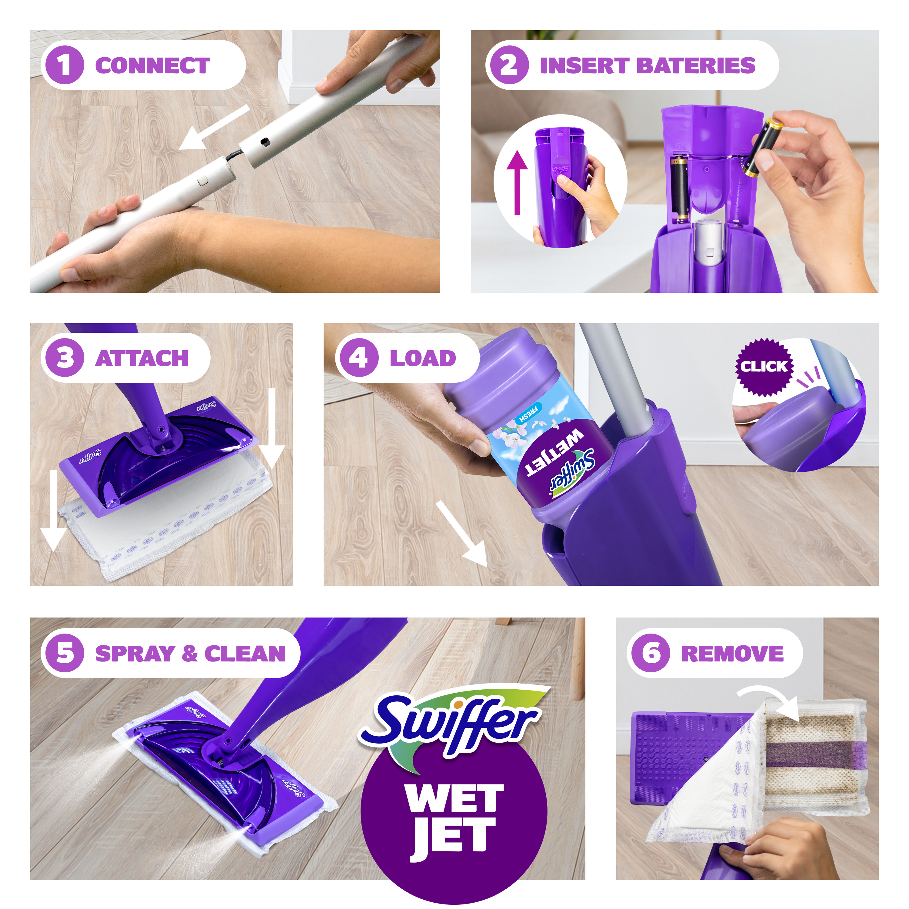 Swiffer WetJet Spray Mop Starter Kit photo 4
