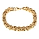 thumbnail image 2 of Brazalete de acero inoxidable Sunnimix Pulsera de cadena de eslabones cubanos oro, 2 of 8