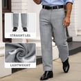 thumbnail image 3 of FEDTOSING Mens Casual Dress Pants Old Money 30"/32" Slim Fit Vintage Tapered Trousers, 3 of 7
