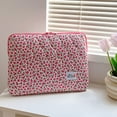 thumbnail image 4 of Computer Bag Zipper Flower Laptop Sleeve for 14in Notebook (Pink Flower 3 M), 4 of 10