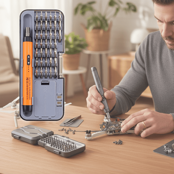 38-in-1 Electric Screwdriver Set Precision Tool Kit for Digitals & Eletronics Rechargeable Screwdriver Kit