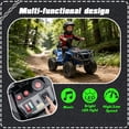 thumbnail image 4 of Okybaby 12V Kids Ride on Electric ATV with Dual Motor, Off Road Ride on Toy Cars with 2WD,MP3,LED Lights, Kids Electric ATV for Toddlers Aged 3+, Blue, 4 of 6
