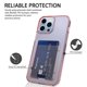 thumbnail image 3 of Funda transparente para iPhone 13 Pro Max, funda tipo cartera con tarjetero y protector de cámara, funda de TPU suave, a prueba de golpes y antihuellas para Apple iPhone 13 Pro Max, 3 of 8