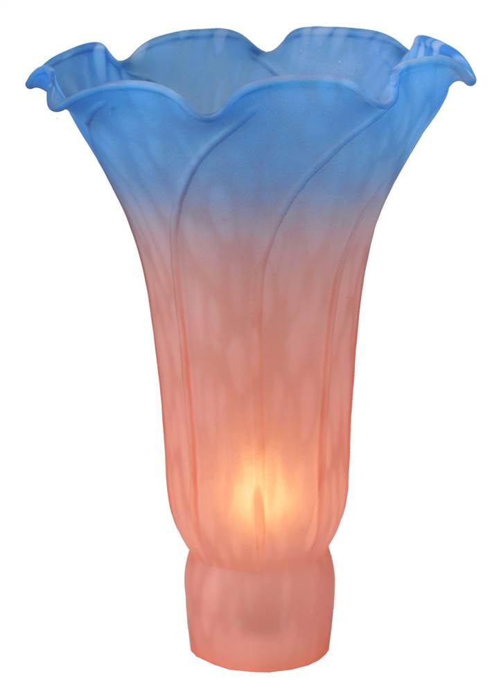 4"W x 6"H Pink/Blue Lily Shade