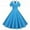 Sky Blue, variant on Dresses For Women Plus Size Women's 1950S Retro Dress Short Sleeve Vintage Swing Dress