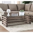 thumbnail image 2 of Furniture of America Merridin Transitional Solid Wood Coffee Table in Gray, 2 of 4