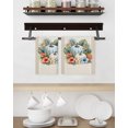 thumbnail image 3 of Tropical Plants Pumpkins Kitchen Dish Towels for Drying Dishes Set of 2, Summer Fall Farmhouse Palm Leaves Waffle Weave Microfiber Hand Tea Bathroom Towels Quick Dry & Absorbent Towel 15.7x23.6, 3 of 7