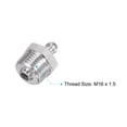 thumbnail image 3 of Unique Bargains Métrique en Acier Inoxydable Droite Raccord à Graisse Hydraulique M16 x 1,5 Mm, 3 of 6